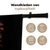 Boeket - Romantisch - Kleurrijk Wandkleed katoen klein -sfeer2