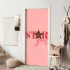 Star girl - Roze - Panter - Ster deurposter klein -sfeer6