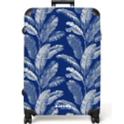 Blad - Palm - Blauw NBS - Large koffer - Volwassenen Unisex groot -zzzzzzzzkaufland2