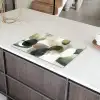 Minimalistisch - Cirkels - Penseelstreken - Beige Inductie beschermer vinyl 3mm klein -sfeer8