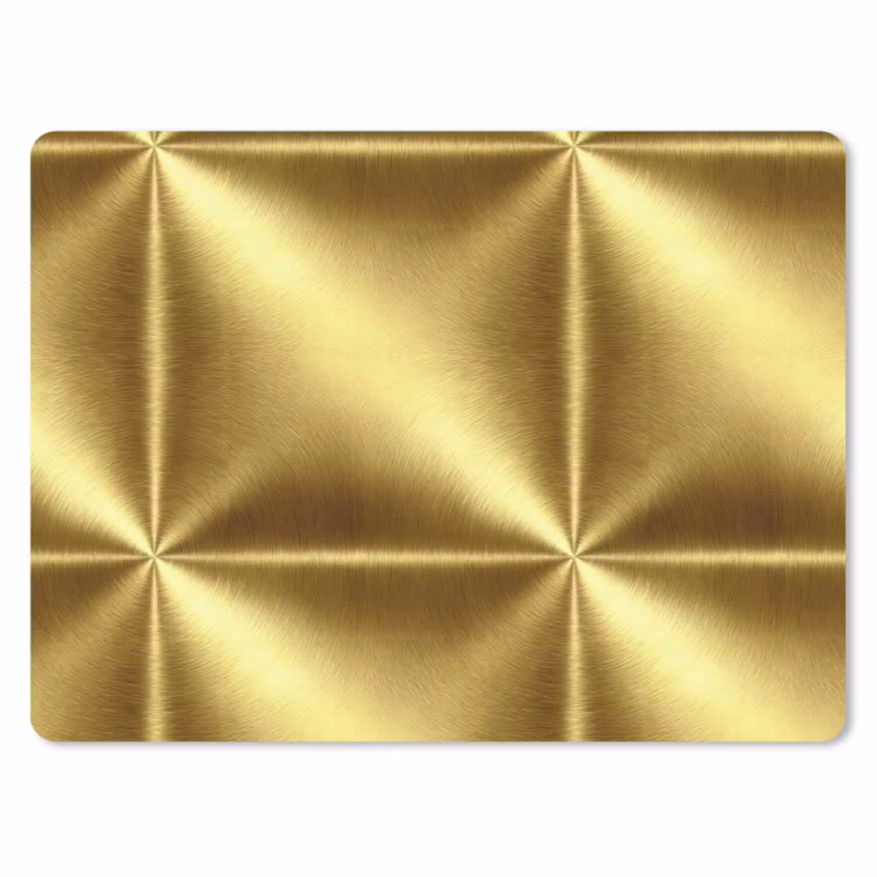 Textuur - Geborsteld Goud - Industrieel - Metallic muismat rubber klein 262 -3d