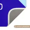 Today is a good day - Blauw - Schaduw Badmat klein -USP_AntislipNL
