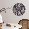 Spat - Waterverf - Wit Wandcirkel kunststof plaat 5mm dik klein 188 -sfeer4