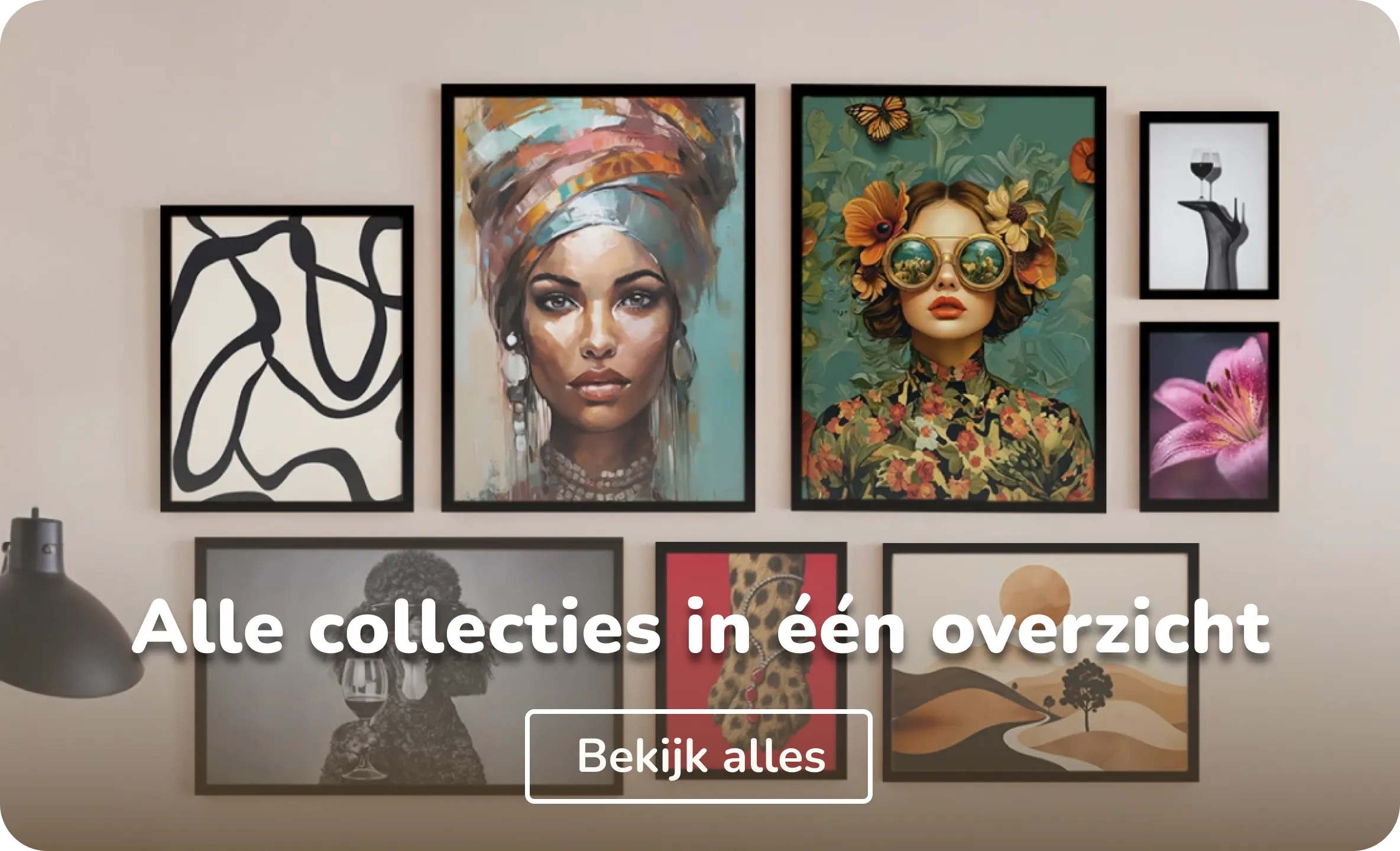 Poster in lijst collecties