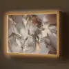 Grijs - Goud - Marmer - Marmerlook Light Box met batterij (Wandlamp) middel -z3d_website