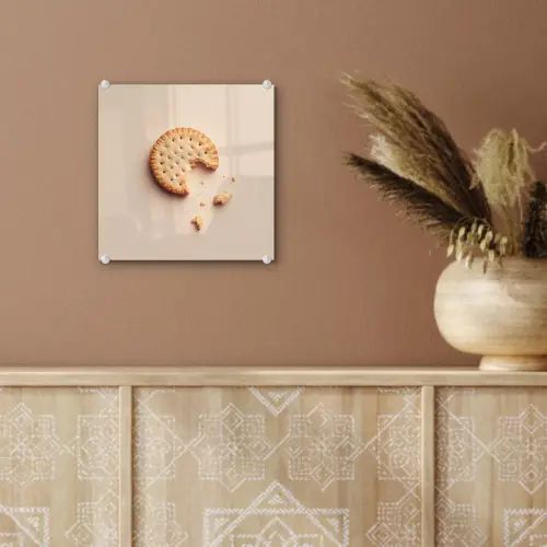 Koekje - Kruimels - beige plexiglas 5mm klein -sfeer5