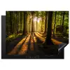 Zon - Bomen - Bos - Landschap - Natuur Inductie beschermer vinyl 3mm middel -3d