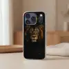 Leeuw - Goud - Druppels Telefoonhoesje iPhone 17 Pro klein -sfeer2