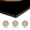 Appel - Goud - Chrome - Zwart aluminium wit klein -closeup_NL