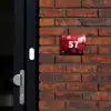 Rode tulpen - Traditioneel Naambord Rechthoek middel -sfeer1-rechthoek-S