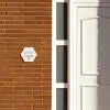 Beige panterprint - Sierlijk Naambord Hexagon klein -sfeer3-hexagon-XS