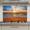 Strand - Zonsondergang - Zee - Wolken - Horizon keuken achterwand spatscherm klein -3d_website