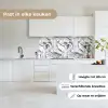 Wit - Marmer - Golvend - Grafiet keuken achterwand 2 middel 871 -sfeer4_NL