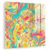 Geel - Roze - Blauw - Retro plexiglas 5mm klein -zzzproduct_nieuw