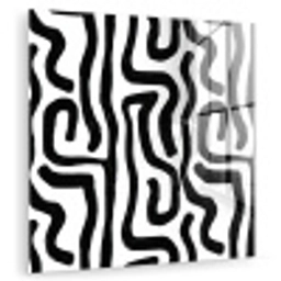 Modern - Lijnen - Zwart plexiglas 5mm klein 11 -zzzproduct_nieuw