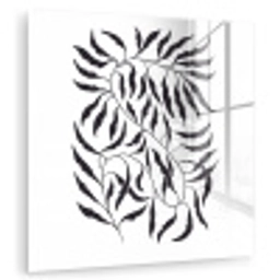 Bladeren - Planten - Bohemian - Wit - Abstract plexiglas 5mm klein -zzzproduct_nieuw