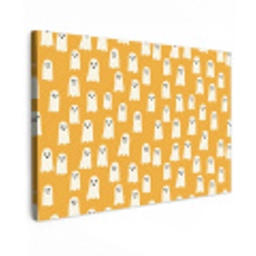 Halloween - Spookjes - Oker Tuinposter op houten frame 2 cm dik klein 845 -3d