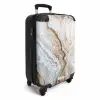 Marmer - Aardse Lagen in Marmer NBS - Handbagage koffer - Kinderen Unisex middel -productfoto_3d