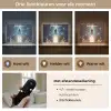 Ruimtevaart - Raket - Space - Sterren Light Box met batterij (Wandlamp kind) middel -USP_lichtkleurNL