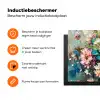 Bloeiende Verfkwasttuin Inductie beschermer vinyl 3mm klein -zzzzzzz-td-ups