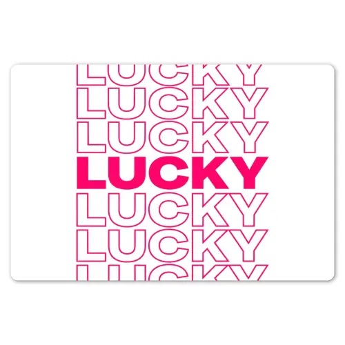 Lucky - Roze - Patroon Placemat vinyl groot -zzsfeer1_Kitchenyeah-website
