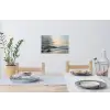 Strand - Zee - Zonsondergang Muursticker klein -eettafel