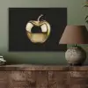 Appel - Goud - Chrome - Zwart PET vilt klein -sfeer2