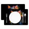 Kat - Graffiti - Kleurrijk - Wafel - Eten Placemat vinyl groot -zzsfeer2_Kitchenyeah-website