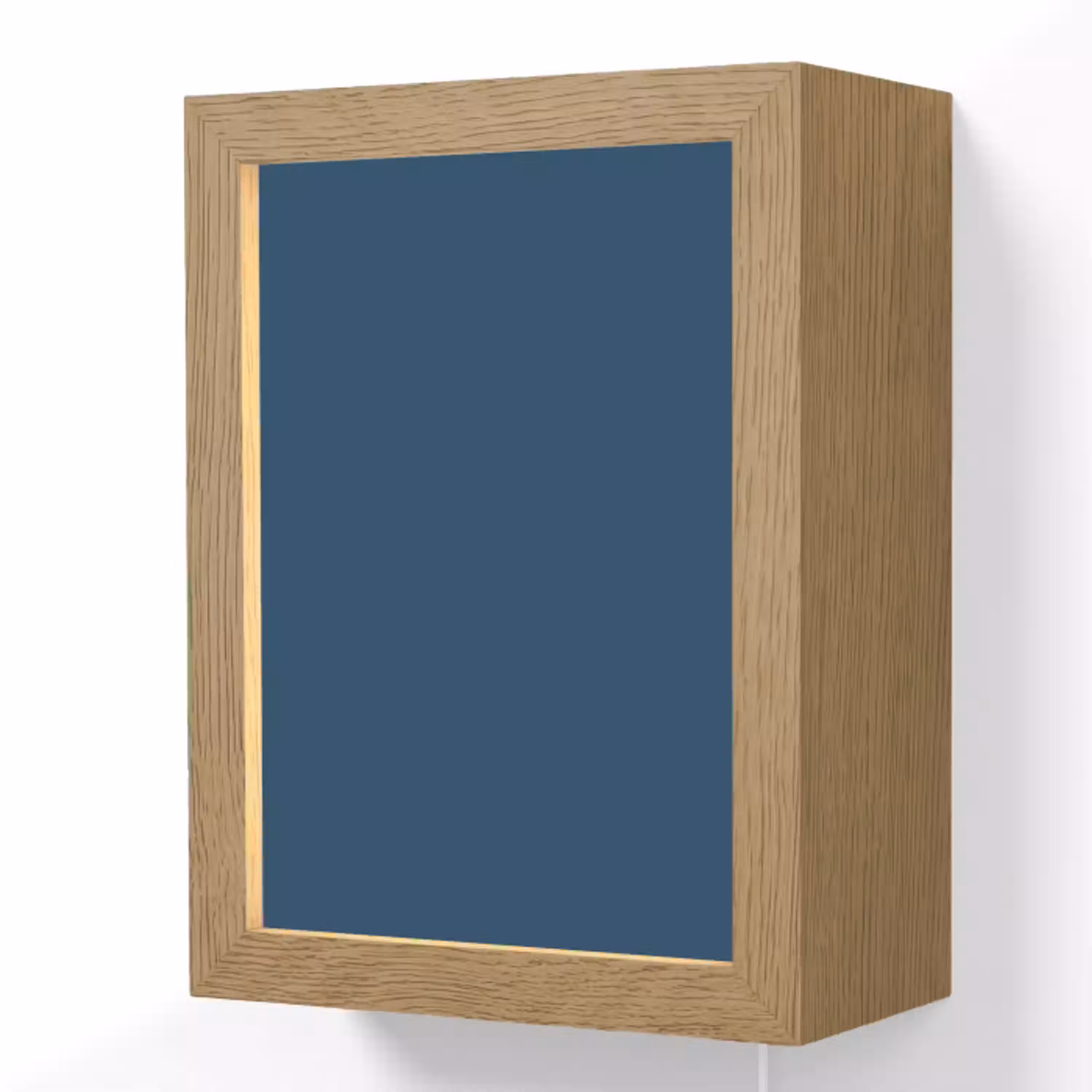 Deep - Ocean - Blauw Light Box met kabel (Wandlamp) klein 929 -3d