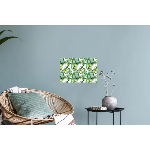Monstera - Palmblad - Jungle - Tropisch Muursticker klein -plant