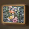 Vissen - Koraal - Zee - Mozaïek Light Box met batterij (Wandlamp) middel -z3d_website