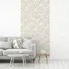 Abstract - Ruit - Beige fotobehang vinyl groot 64 -woonkamer
