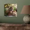 Dennenappels - Kerstsfeer - Bruin - Groen plexiglas 5mm klein -sfeer3