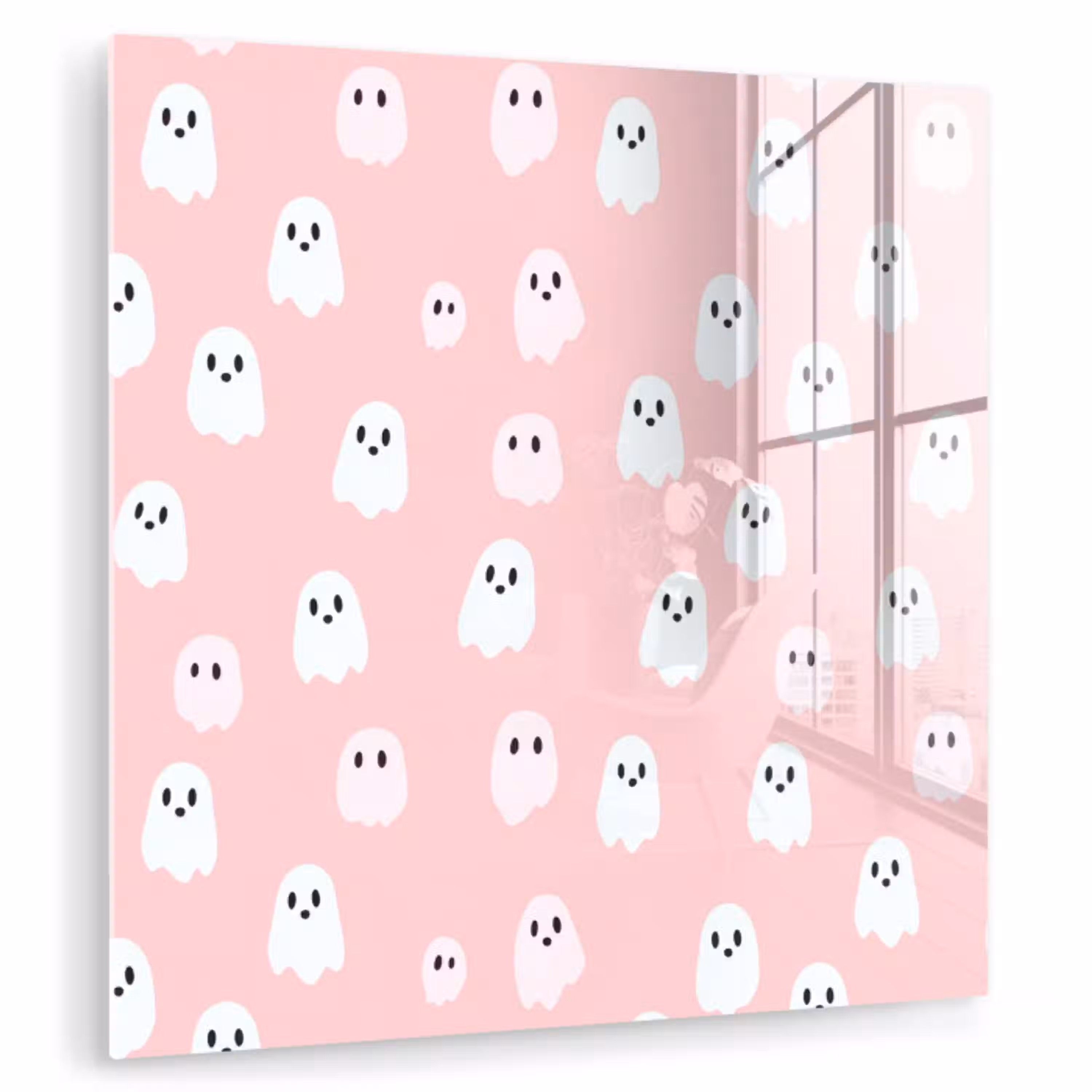 Spookjes - Patroon - Roze plexiglas 5mm klein 11 -zzzproduct_nieuw