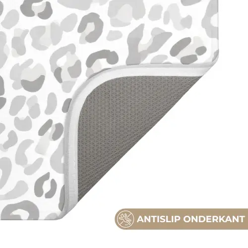Luipaard - Motief - Grijs WCmat klein 1009 -USP_AntislipNL