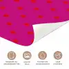 Smile - Stippen - Geel - Smiley - Roze deurposter klein -tcloseup_DE