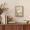 Bloemen - Natuur - Wit - Bloesem - Abstract Light Box met kabel (Tafellamp) klein -sfeer2