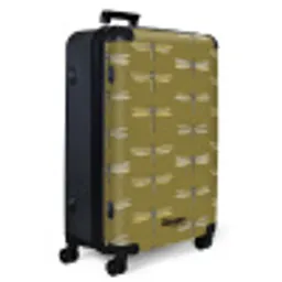 Libellen - Patroon - Groen NBS - Large koffer - Volwassenen Unisex groot -product1