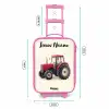 Tractor - Getekend - Rood Kinderkoffer - Roze klein -productfoto_formaten