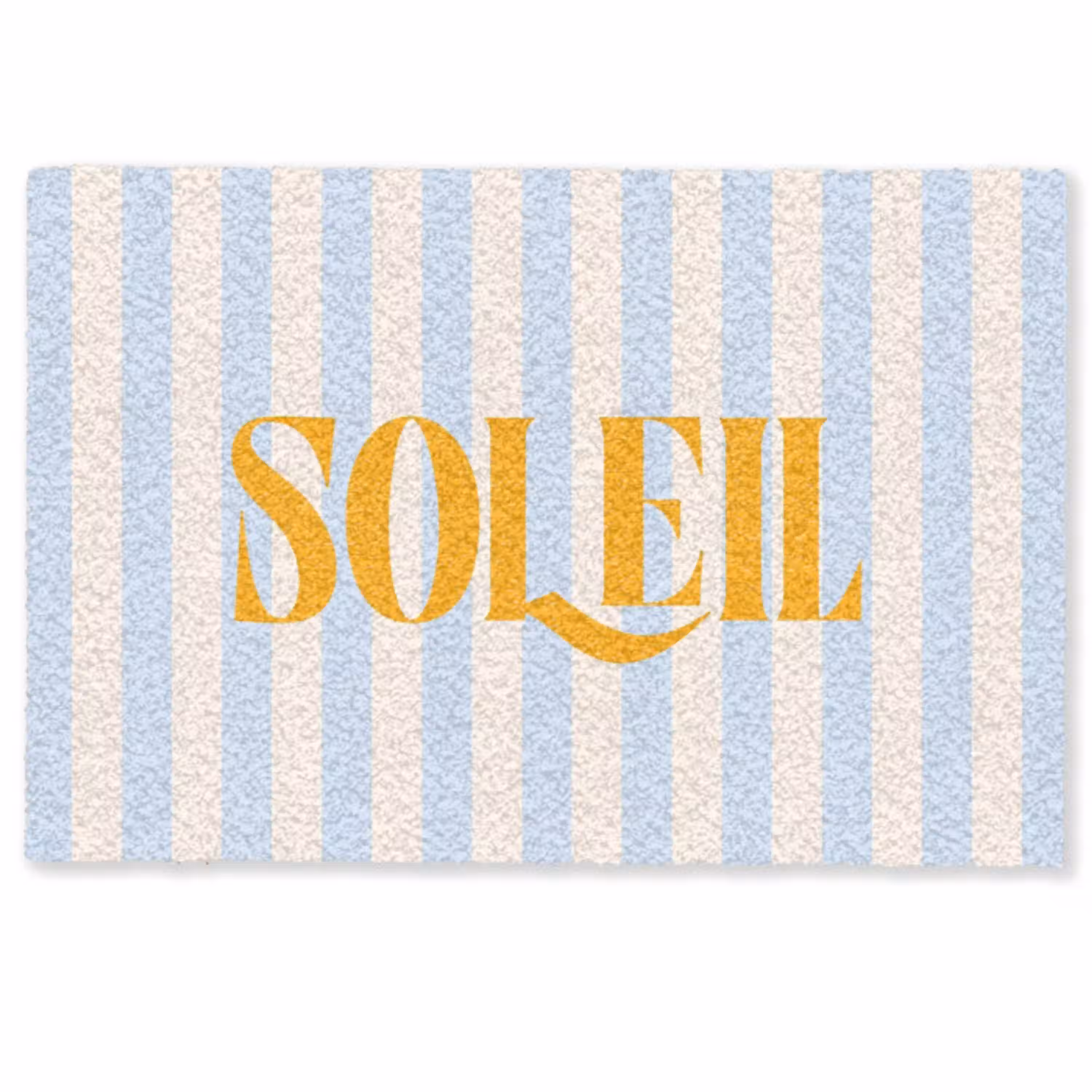 Oranje - Blauw - Strepen - Soleil Deurmat klein -zkaufland3d