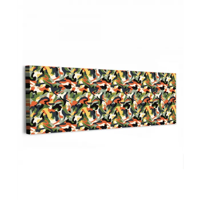 Kleurrijke - Camouflage - Organische - Vormen canvas 2cm klein 828 -z3d