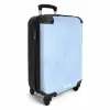 Lederen look licht blauw NBS - Handbagage koffer - Kinderen Unisex middel -productfoto_3d