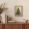 Kerstboom - Vintage - Kerst - Cadeau Light Box met kabel (Tafellamp) klein -sfeer2