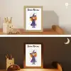 Toverheks - Sterren - Paars Light Box met kabel (Kinderlampje) klein -sfeer3_kind