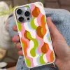 Abstract - Vormen - Roze Hoesje iPhone 16 Pro Max met koord klein -sfeer3