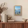 Strand - Schild - Water - Blauw Light Box met kabel (Tafellamp) klein -sfeer2