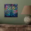 Kleurrijk - Boom - Magisch - Abstract aluminium wit klein -sfeer2