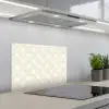 Abstract - Motief - Beige keuken achterwand spatscherm klein 900 -3d_schuin