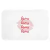 Bisous - Lip - Wit - Rood Badmat klein -3d