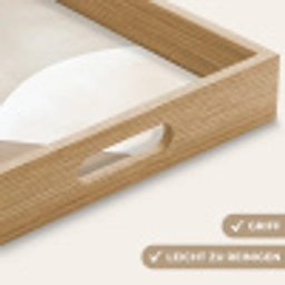 Bruin - Japandi - Abstract Dienblad Rechthoek middel -USP_HandgreepDE